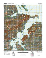 Keota Oklahoma Historical topographic map, 1:24000 scale, 7.5 X 7.5 Minute, Year 2012
