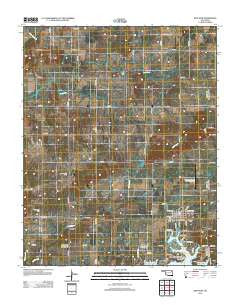 Ketchum Oklahoma Historical topographic map, 1:24000 scale, 7.5 X 7.5 Minute, Year 2012