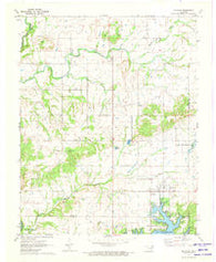 Ketchum Oklahoma Historical topographic map, 1:24000 scale, 7.5 X 7.5 Minute, Year 1971