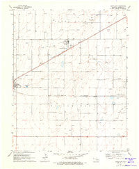 Keyes East Oklahoma Historical topographic map, 1:24000 scale, 7.5 X 7.5 Minute, Year 1971