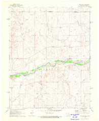 Keyes NW Oklahoma Historical topographic map, 1:24000 scale, 7.5 X 7.5 Minute, Year 1971