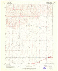 Keyes SW Oklahoma Historical topographic map, 1:24000 scale, 7.5 X 7.5 Minute, Year 1971