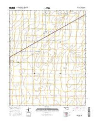 Keyes East Oklahoma Current topographic map, 1:24000 scale, 7.5 X 7.5 Minute, Year 2016