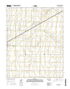 Keyes East Oklahoma Current topographic map, 1:24000 scale, 7.5 X 7.5 Minute, Year 2016