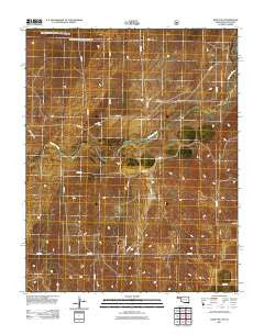 Keyes NE Oklahoma Historical topographic map, 1:24000 scale, 7.5 X 7.5 Minute, Year 2011