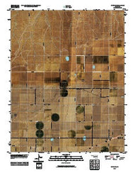 Keyes SW Oklahoma Historical topographic map, 1:24000 scale, 7.5 X 7.5 Minute, Year 2010