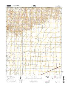 Keyes SW Oklahoma Current topographic map, 1:24000 scale, 7.5 X 7.5 Minute, Year 2016