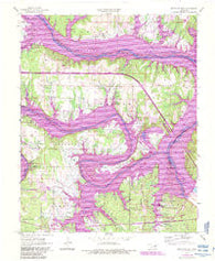 Keystone Dam Oklahoma Historical topographic map, 1:24000 scale, 7.5 X 7.5 Minute, Year 1958