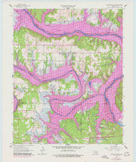 Keystone Dam Oklahoma Historical topographic map, 1:24000 scale, 7.5 X 7.5 Minute, Year 1958