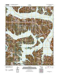 Keystone Dam Oklahoma Historical topographic map, 1:24000 scale, 7.5 X 7.5 Minute, Year 2012