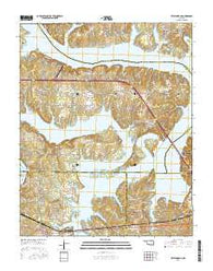 Keystone Dam Oklahoma Current topographic map, 1:24000 scale, 7.5 X 7.5 Minute, Year 2016