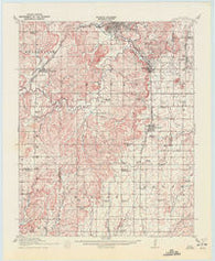 Kiefer Oklahoma Historical topographic map, 1:62500 scale, 15 X 15 Minute, Year 1914