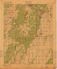 Kiefer Oklahoma Historical topographic map, 1:62500 scale, 15 X 15 Minute, Year 1916