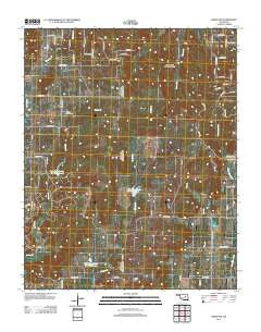 Kiefer SW Oklahoma Historical topographic map, 1:24000 scale, 7.5 X 7.5 Minute, Year 2012