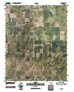 Kildare Oklahoma Historical topographic map, 1:24000 scale, 7.5 X 7.5 Minute, Year 2010