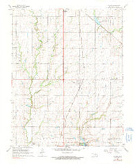 Kildare Oklahoma Historical topographic map, 1:24000 scale, 7.5 X 7.5 Minute, Year 1968