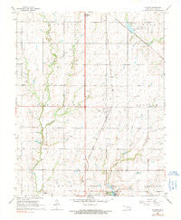Kildare Oklahoma Historical topographic map, 1:24000 scale, 7.5 X 7.5 Minute, Year 1968