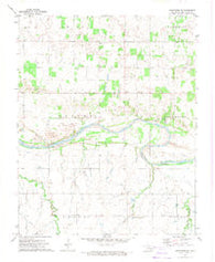Kingfisher NE Oklahoma Historical topographic map, 1:24000 scale, 7.5 X 7.5 Minute, Year 1972