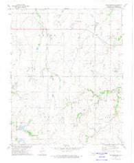 Kingfisher SE Oklahoma Historical topographic map, 1:24000 scale, 7.5 X 7.5 Minute, Year 1972