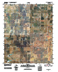 Kingfisher SE Oklahoma Historical topographic map, 1:24000 scale, 7.5 X 7.5 Minute, Year 2009