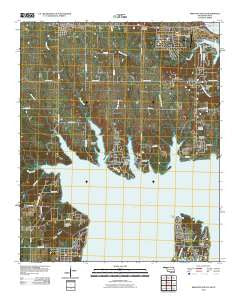 Kingston South Oklahoma Historical topographic map, 1:24000 scale, 7.5 X 7.5 Minute, Year 2010