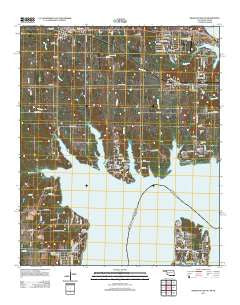 Kingston South Oklahoma Historical topographic map, 1:24000 scale, 7.5 X 7.5 Minute, Year 2013