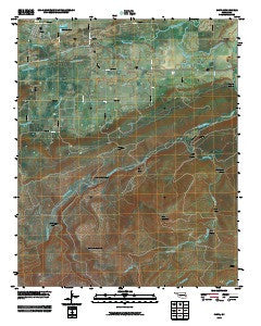 Kinta Oklahoma Historical topographic map, 1:24000 scale, 7.5 X 7.5 Minute, Year 2010