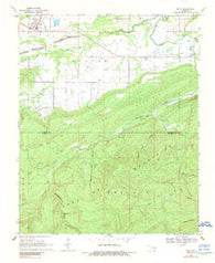 Kinta Oklahoma Historical topographic map, 1:24000 scale, 7.5 X 7.5 Minute, Year 1969