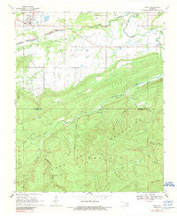 Kinta Oklahoma Historical topographic map, 1:24000 scale, 7.5 X 7.5 Minute, Year 1969