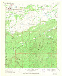 Kinta Oklahoma Historical topographic map, 1:24000 scale, 7.5 X 7.5 Minute, Year 1969