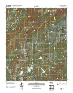 Kosoma Oklahoma Historical topographic map, 1:24000 scale, 7.5 X 7.5 Minute, Year 2013
