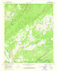 Kosoma Oklahoma Historical topographic map, 1:24000 scale, 7.5 X 7.5 Minute, Year 1972