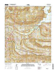 Krebs Oklahoma Current topographic map, 1:24000 scale, 7.5 X 7.5 Minute, Year 2016