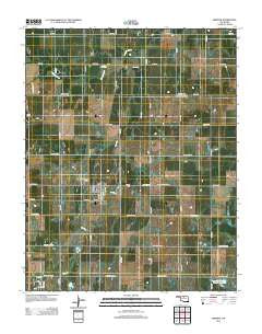 Kremlin Oklahoma Historical topographic map, 1:24000 scale, 7.5 X 7.5 Minute, Year 2012