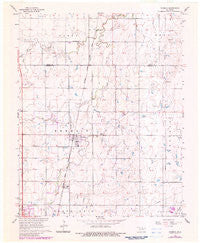 Kremlin Oklahoma Historical topographic map, 1:24000 scale, 7.5 X 7.5 Minute, Year 1968