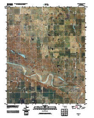 Lacey Oklahoma Historical topographic map, 1:24000 scale, 7.5 X 7.5 Minute, Year 2009