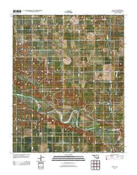 Lacey Oklahoma Historical topographic map, 1:24000 scale, 7.5 X 7.5 Minute, Year 2012