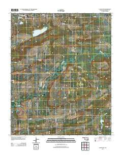 Lafayette Oklahoma Historical topographic map, 1:24000 scale, 7.5 X 7.5 Minute, Year 2012