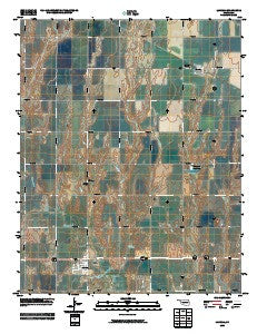 Lahoma Oklahoma Historical topographic map, 1:24000 scale, 7.5 X 7.5 Minute, Year 2009