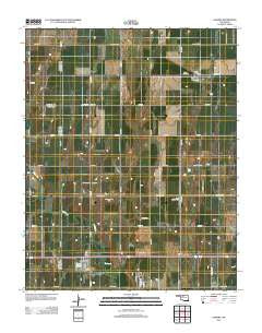 Lahoma Oklahoma Historical topographic map, 1:24000 scale, 7.5 X 7.5 Minute, Year 2012