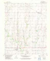 Lahoma Oklahoma Historical topographic map, 1:24000 scale, 7.5 X 7.5 Minute, Year 1982