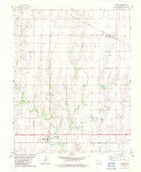 Lahoma Oklahoma Historical topographic map, 1:24000 scale, 7.5 X 7.5 Minute, Year 1982