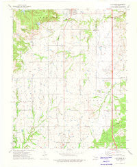 Lake Boren Oklahoma Historical topographic map, 1:24000 scale, 7.5 X 7.5 Minute, Year 1973