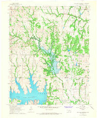 Lake Carl Blackwell Oklahoma Historical topographic map, 1:24000 scale, 7.5 X 7.5 Minute, Year 1966