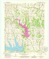 Lake Carl Blackwell Oklahoma Historical topographic map, 1:24000 scale, 7.5 X 7.5 Minute, Year 1966