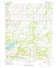 Lake Holdenville Oklahoma Historical topographic map, 1:24000 scale, 7.5 X 7.5 Minute, Year 1972