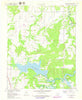 Lake Mc Alester Oklahoma Historical topographic map, 1:24000 scale, 7.5 X 7.5 Minute, Year 1971