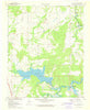 Lake Mc Alester Oklahoma Historical topographic map, 1:24000 scale, 7.5 X 7.5 Minute, Year 1971