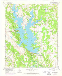 Lake Murray Oklahoma Historical topographic map, 1:24000 scale, 7.5 X 7.5 Minute, Year 1964