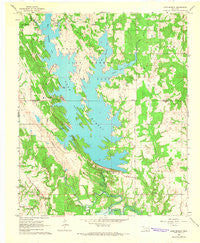 Lake Murray Oklahoma Historical topographic map, 1:24000 scale, 7.5 X 7.5 Minute, Year 1964